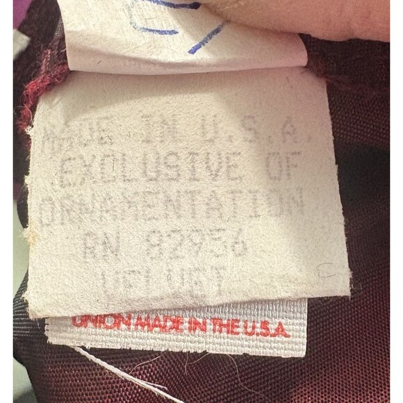 Vtg Y2k 90s Red Black Velvet Two Piece Floral Whimsigoth Fairy Prom Gown Sz 14 - Picture 11 of 12